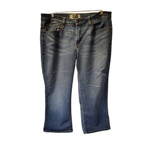 Signature Levi Size 12 Women's Denim Capri Jeans